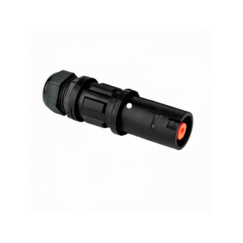 CONECTOR POWERLOCK MACHO FASE 2 NEGRO