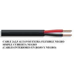 CABLE 2X2,5 ALTAVOZ EXTRA...