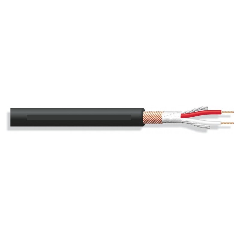 CABLE DMX 2x0,22mm2 APANTALLADO GOMA NG