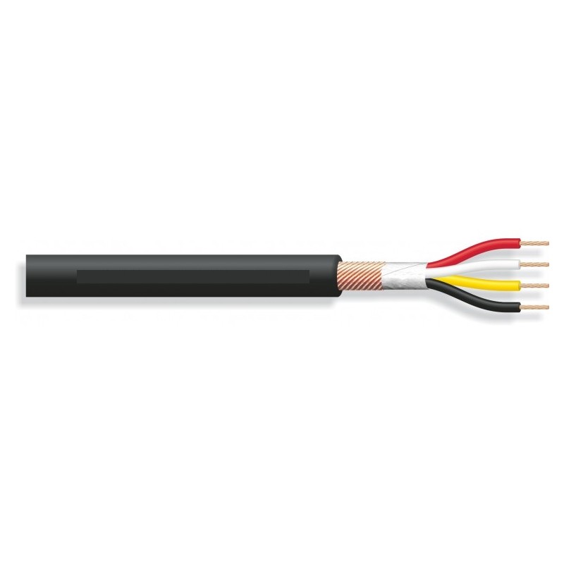 CABLE DMX 4x0,22mm2 APANTALLADO GOMA NG