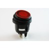 INTERRUPTOR PULSADOR LED ROJO IP65 12V