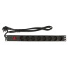 REGLETA 19" 8 TOMAS SCHUKO+INTERRUPTOR P