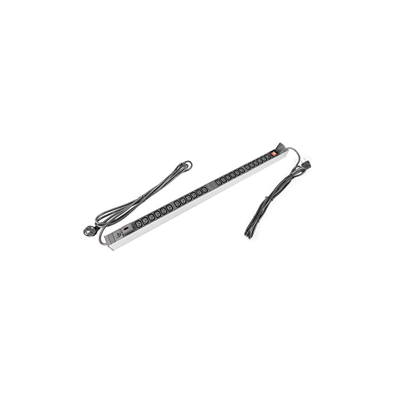 REGLETA 19" 24xC13+INTERRUPTOR+2CABLES