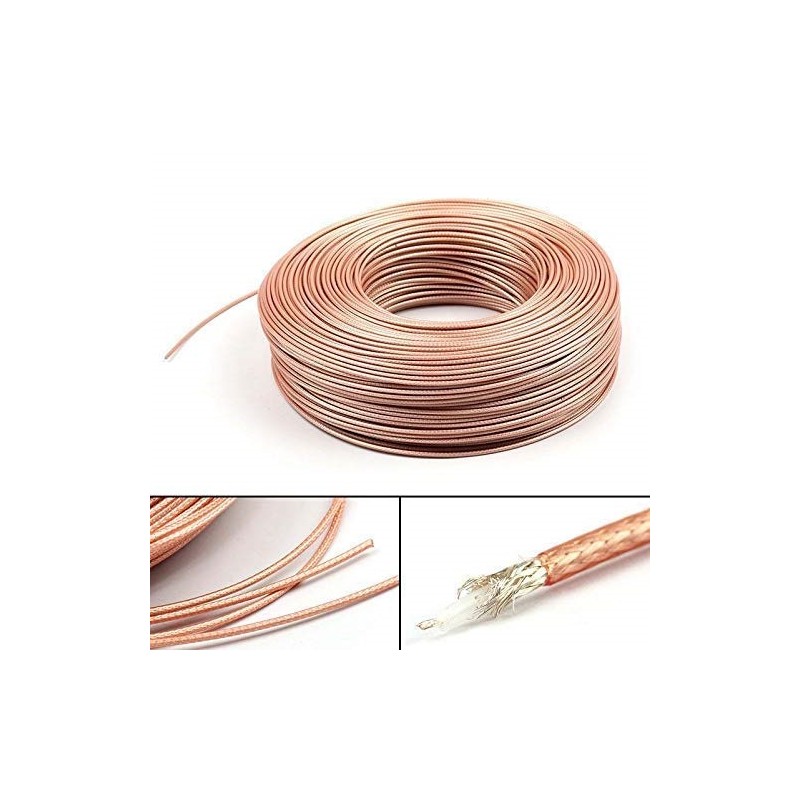 CABLE COAXIAL RG302-U 75Ohm TEFLON