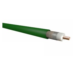 CABLE RG6 VERDE 75Ohm LSZH