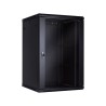 RACK MURAL 19" 18U 600x600 PUERTA CRISTA