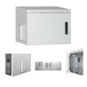 RACK MURAL 19" 7U GRIS FONDO 450mm IP55