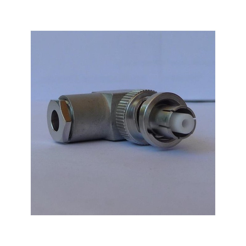 CONECTOR SHV-BNC MACHO RG59 CODO CLAMP