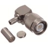 CONECTOR TNC MACHO RG58 CODO 90º CRIMPAR