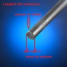 TUBO REDON. HUECO ACERO 34mmX2,5mmX120cm