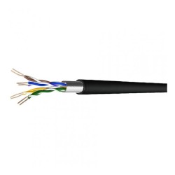 CABLE FTP CAT5E FLEXIBLE NEGRO LSZH