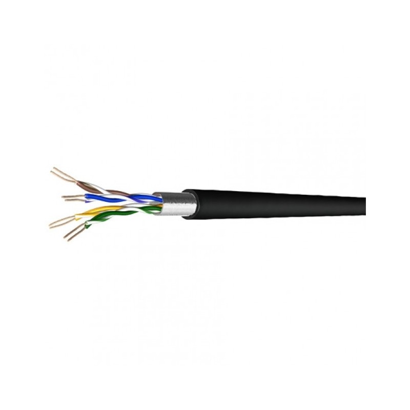 CABLE FTP CAT5E FLEXIBLE NEGRO LSZH