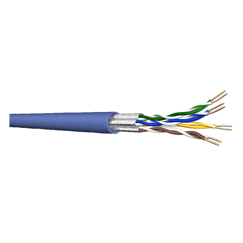 CABLE U/FTP CAT6A RIGIDO AZUL LSZH Dca
