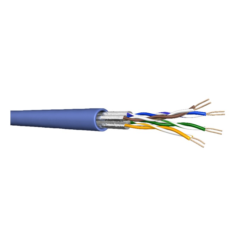 CABLE FTP CAT6A FLEXIBLE VERDE LSZH