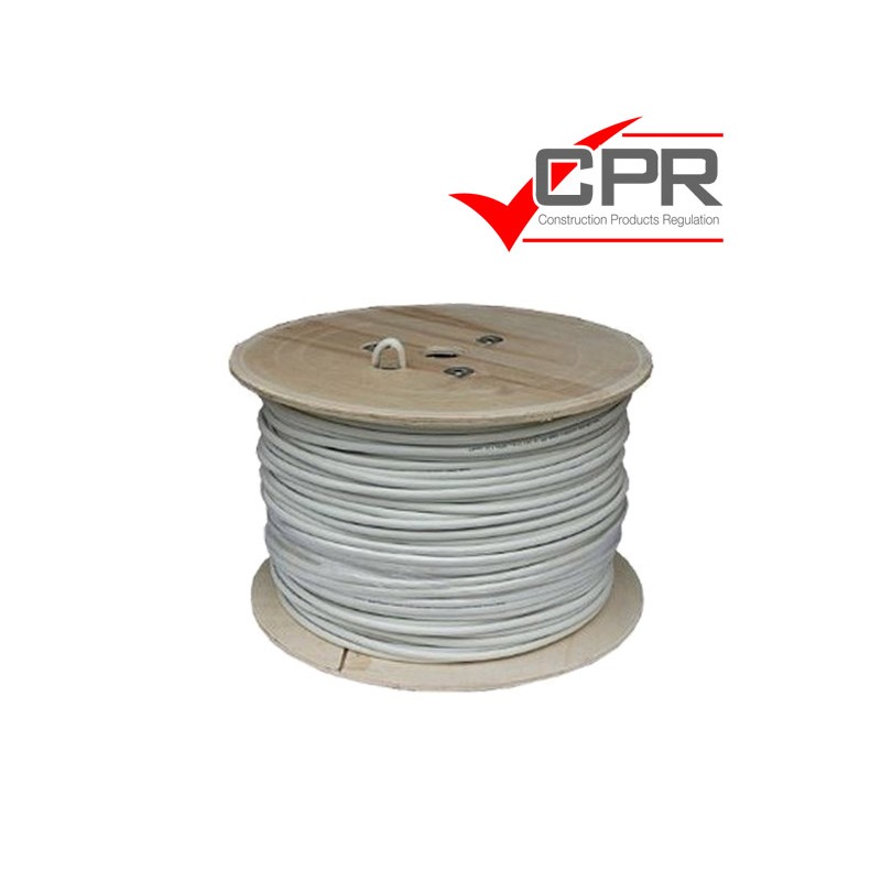 CABLE UTP CAT6A RIGIDO BLANCO LSZH 305m