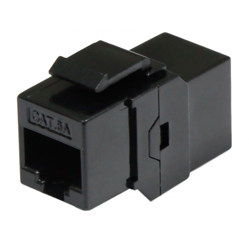 DOBLE HEMBRA RJ45 UTP CAT6A PANEL KEYSTO