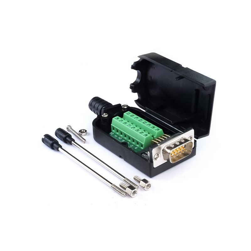 CONECTOR SUB-D 15 HD VGA MACHO BORNA TOR