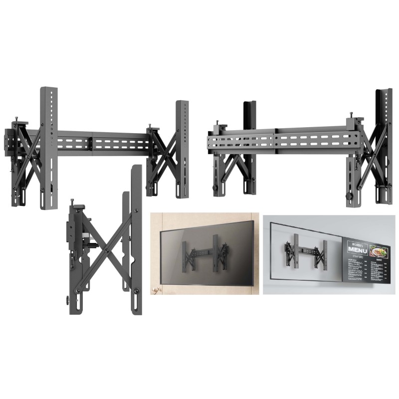 SOPORTE TV 37" a 70" Videowall Push Pull