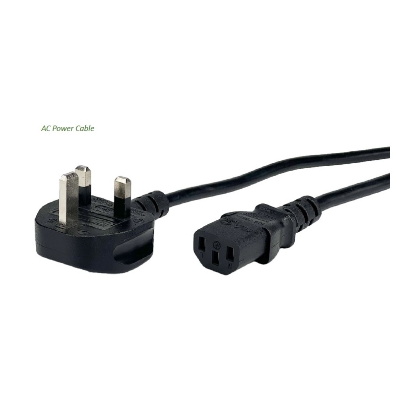 CABLE ALIMENTACION UK-C13 H 1,8M NEG 10A