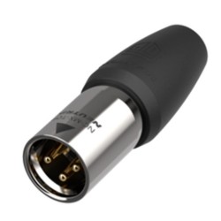 CONECTOR XLR3 MACHO AEREO IP65 NEUTRIK