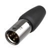 CONECTOR XLR3 MACHO AEREO IP65 NEUTRIK