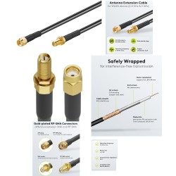CABLE RP-SMA M-RP-SMA H...