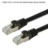 CABLE FTP CAT6 PLANO RJ45 M-M 1M NEGRO