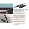 CABLE JACK 6,35 ST M-XLR3 M 1M NEGRO