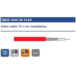 CABLE VIDEO ULTRA HD PRO FLEX 50 ROJO