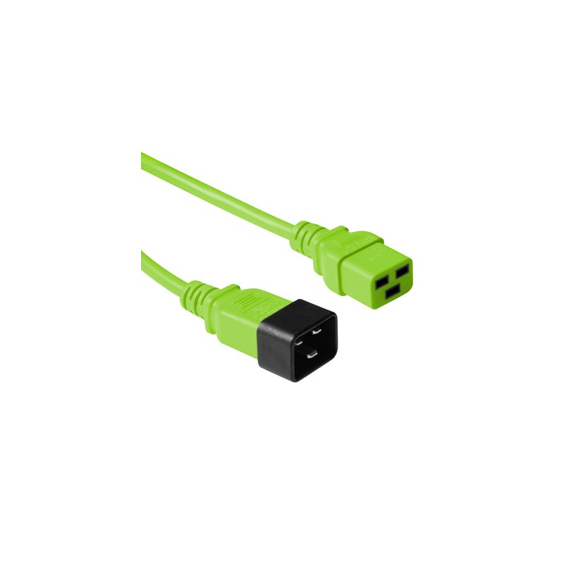CABLE ALIMENTACION C19 H-C20 M 3M VERDE