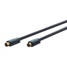 CABLE ANTENA MACHO HEMBRA 3M RECTO CLICK