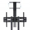 SOPORTE TV SUELO CON RUEDAS + ATRIL 70"