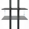 SOPORTE TV SUELO CON RUEDAS + ATRIL 70"