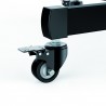 SOPORTE TV SUELO CON RUEDAS + ATRIL 70"