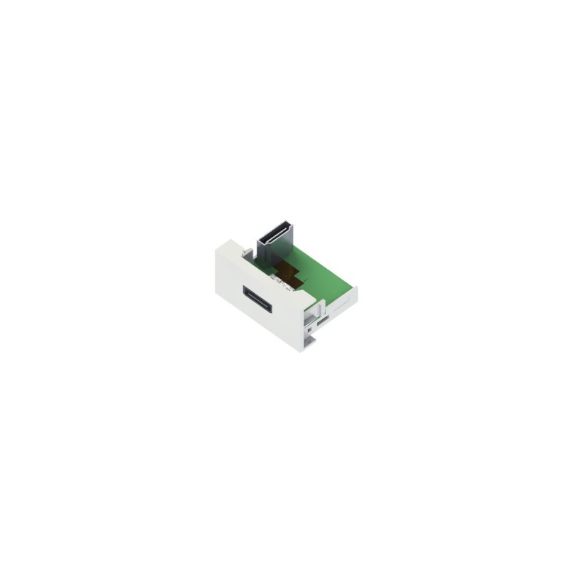 MODULO 45X22,5 CONECTOR HDMI H-H CODO