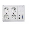 CAJA SUPERFICIE DE MECANISMOS 3 MODULOS