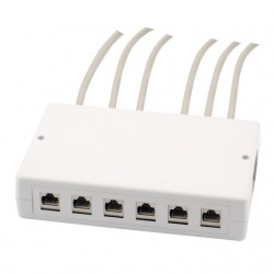 CAJA CONCENTRACION 8xRJ45 KEYSTONE