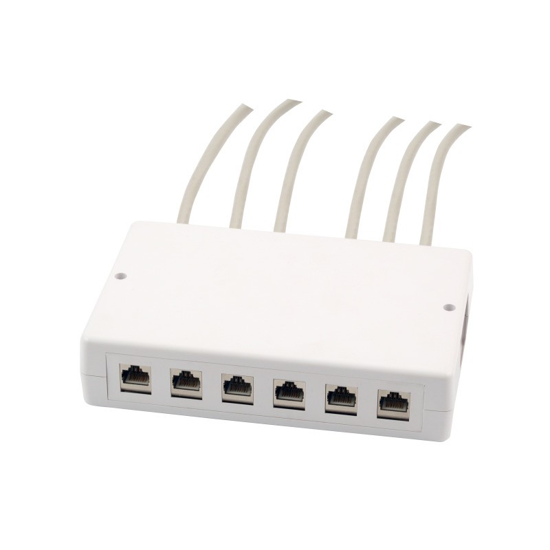 CAJA CONCENTRACION 8xRJ45 KEYSTONE