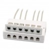 CAJA CONCENTRACION 8xRJ45 KEYSTONE