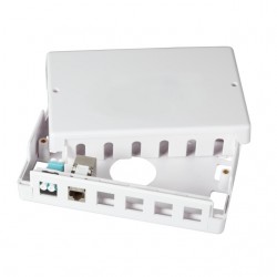 CAJA CONCENTRACION 8xRJ45 KEYSTONE