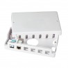 CAJA CONCENTRACION 8xRJ45 KEYSTONE