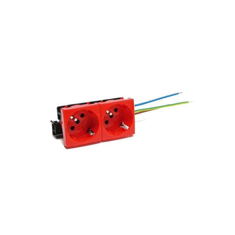 SCHUKO DOBLE PERFIL PLUS ROJO