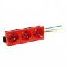 SCHUKO TRIPLE PERFIL PLUS ROJO