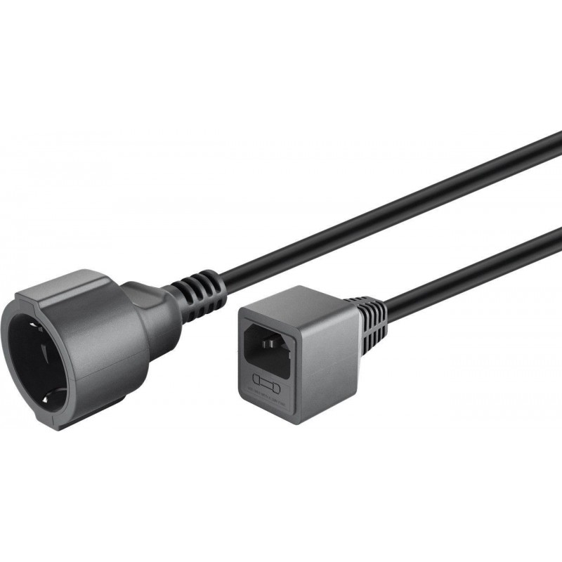 CABLE ALIMENTACION SCHUKO H-C14 M 20cm