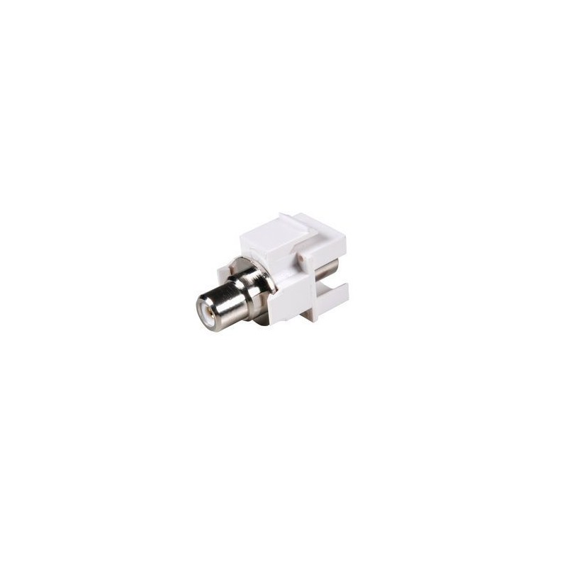 ADAPTADOR RCA KEYSTONE H-H BLANCO