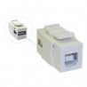 ADAPTADOR USB A HEMBRA-B HEMBRA KEYSTONE