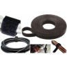 ROLLO DE VELCRO 10mmX25MTS NEGRO