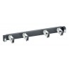 PASAHILOS 19" 1Ux4 GANCHOS PLASTICO SCHN