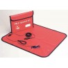 KIT TAPETE ANTIESTATICO PORTATIL ROJO