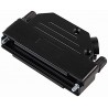 CARCASA DB37 PLASTICO CODO 45º NEGRO